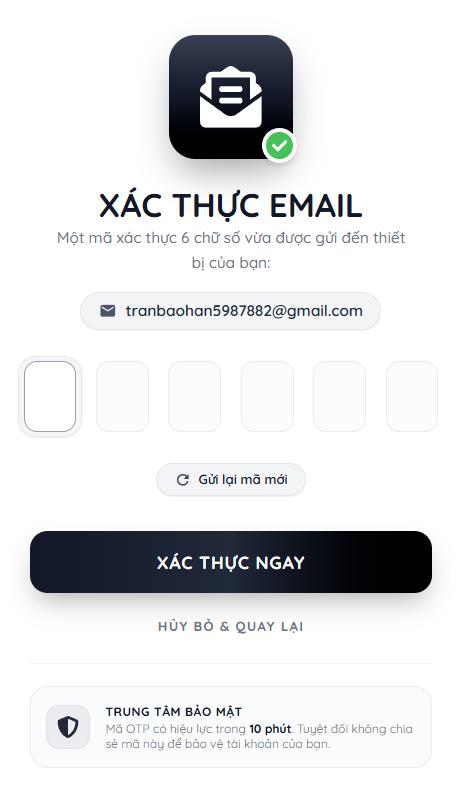 2. Xác thực OTP